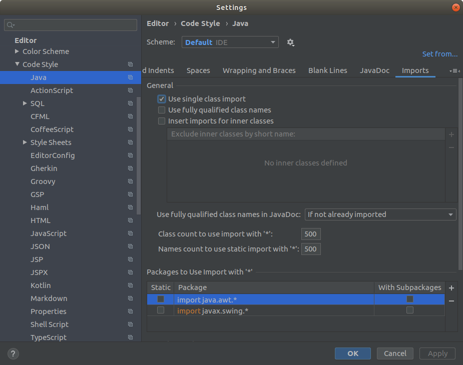 Here you can prevent IntelliJ from merging your imports